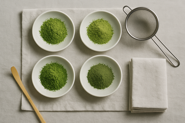抹茶の等級(グレード)の見分け方