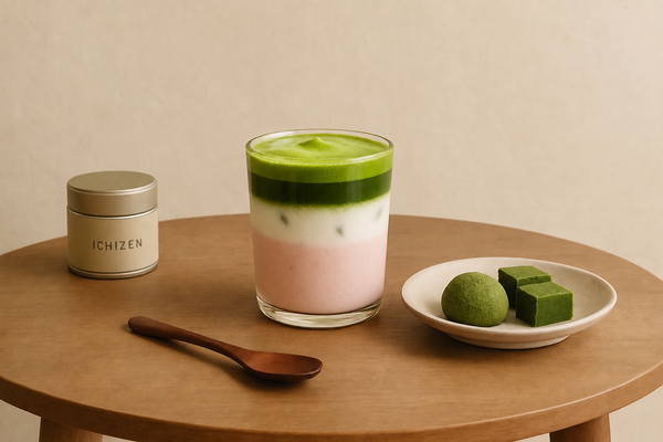 ストロベリー抹茶ラテの作り方