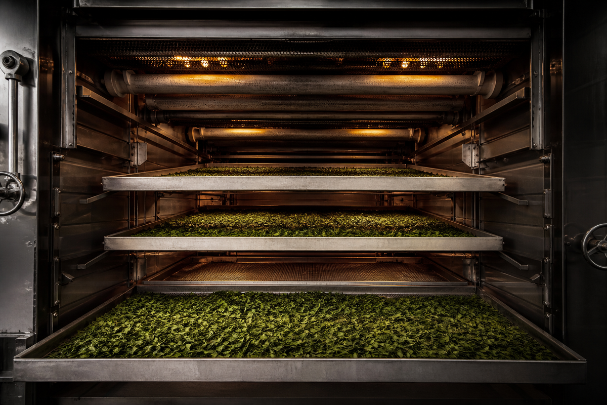 碾茶炉 — Tencha Drying Oven