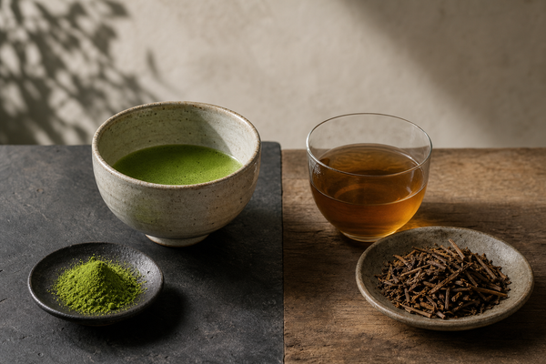 抹茶とほうじ茶の違い